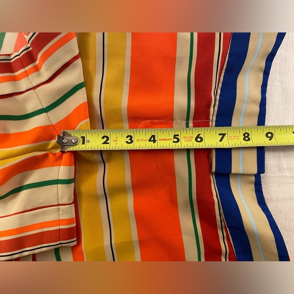 Outback Red Multicolored Striped Dress Shorts Size 10 - Picture 7 of 12